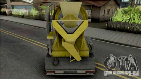 Cement Mixer Trailer Yellow для GTA San Andreas