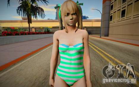 Nagis Marie Rose with fixed hairs green-eyed in для GTA San Andreas