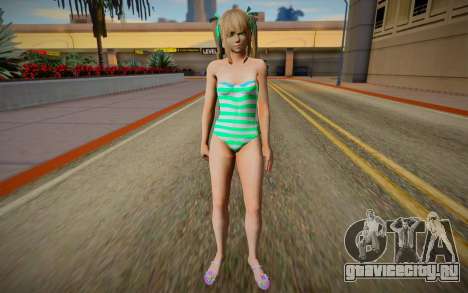 Nagis Marie Rose with fixed hairs green-eyed in для GTA San Andreas
