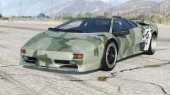 Lamborghini Diablo SV 1997〡PJ9 add-on для GTA 5