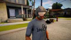 Pilot Helmet From Resident Evil 5 With Transpar для GTA San Andreas