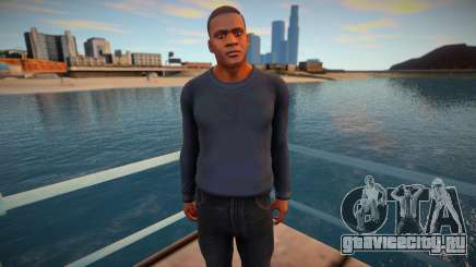 Franklin dark clothes для GTA San Andreas