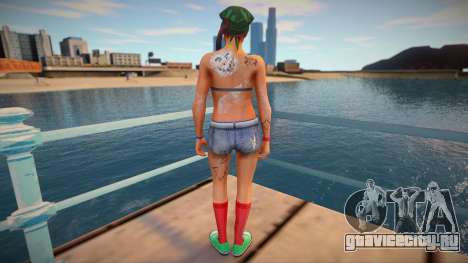 Juggalo girl from GTA V для GTA San Andreas