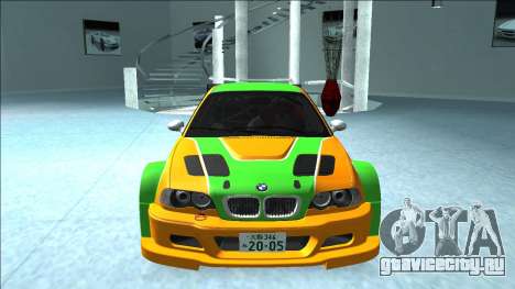 BMW M3 GTR Skin IvanCorn для GTA San Andreas