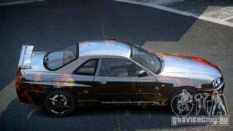Nissan Skyline PSI R34 US S5 для GTA 4