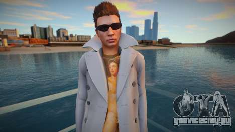 Чувак в пальто из DLC Dinero GTA Online для GTA San Andreas