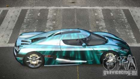 Koenigsegg CCX GST-R S10 для GTA 4