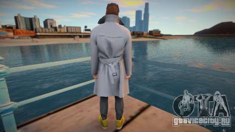 Чувак в пальто из DLC Dinero GTA Online для GTA San Andreas