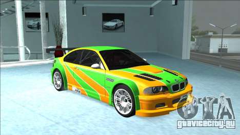 BMW M3 GTR Skin IvanCorn для GTA San Andreas