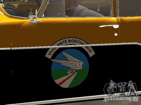 Simca Chambord 1957 Vigilante Rodoviário для GTA San Andreas
