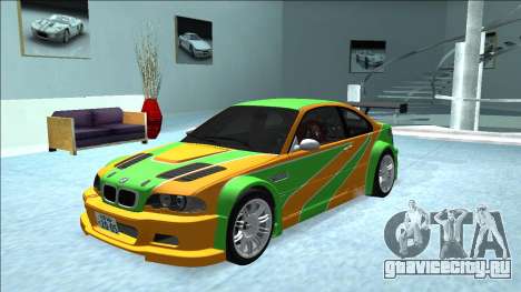 BMW M3 GTR Skin IvanCorn для GTA San Andreas