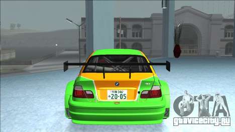 BMW M3 GTR Skin IvanCorn для GTA San Andreas