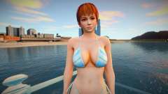 Kasumi erotic blue bikini для GTA San Andreas