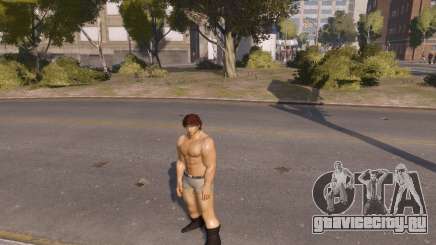 Miguel Caballero Rojo Shirtless with shorts для GTA 4