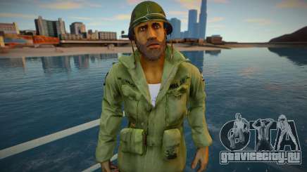 Lincoln Clay from Mafia 3 [coat-helmet] для GTA San Andreas