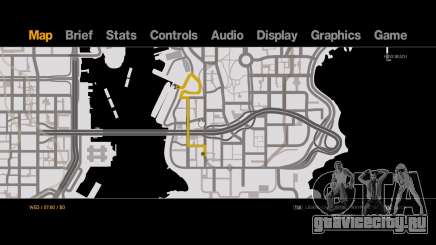 Old-Gen V Style Black on White Radar - Minimap для GTA 4