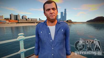 Майкл в синей рубашке для GTA San Andreas