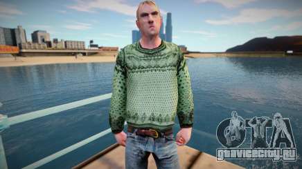 Русский мужик в свитере (хороший скин) для GTA San Andreas