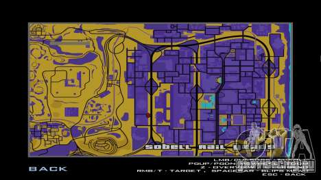 Карта в сепии для GTA San Andreas
