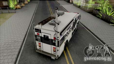 Operational Mobile Base Truck PMCE для GTA San Andreas