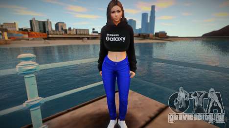 Samantha Samsung Assistant Virtual Casual cro v1 для GTA San Andreas