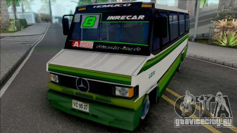 Mercedes-Benz LO 809 Skin L8 Temuco для GTA San Andreas
