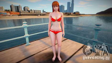 Kasumi Red Bikini для GTA San Andreas