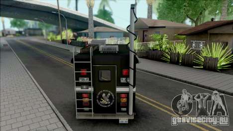 Swat Team Truck Container для GTA San Andreas