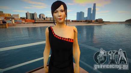 Asian girl black dress для GTA San Andreas