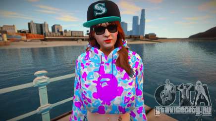 GTA Online Skin Ramdon Female Afther 5 Diva v2 для GTA San Andreas