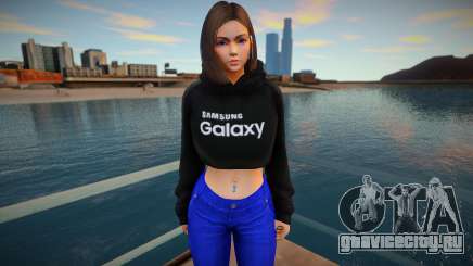 Samantha Samsung Assistant Virtual Casual cro v1 для GTA San Andreas