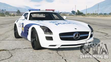Mercedes-Benz SLS 63 AMG (C197) 2010〡Chinese Police для GTA 5