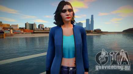 GTA Online Skin Ramdon Female Asian 1 Fashion v2 для GTA San Andreas