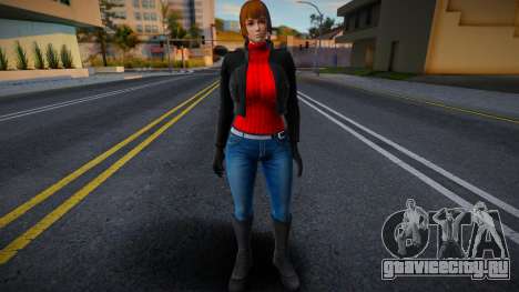 DOA Red Jacket Noshades для GTA San Andreas