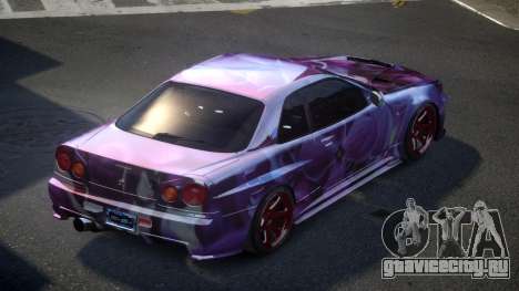 Nissan Skyline R34 PSI Qz S5 для GTA 4