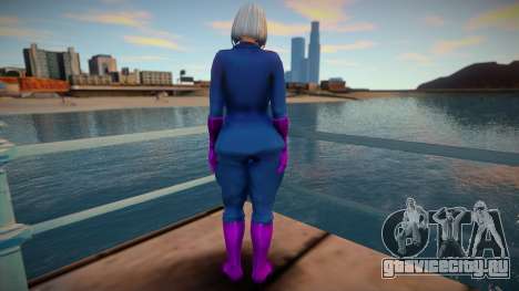 KOF Soldier Girl Different - Blue 5 для GTA San Andreas