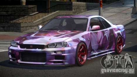 Nissan Skyline R34 PSI Qz S5 для GTA 4