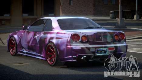 Nissan Skyline R34 PSI Qz S5 для GTA 4