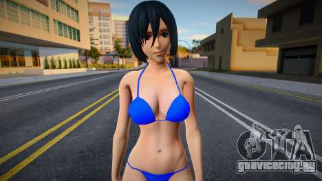 Mikasa Ackerman Bikini (good skin) для GTA San Andreas