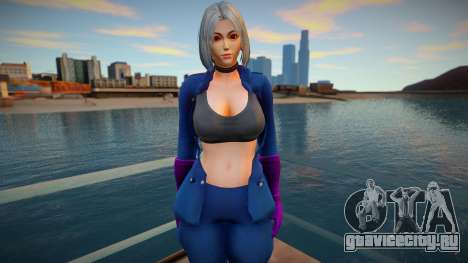 KOF Soldier Girl Different - Blue 5 для GTA San Andreas