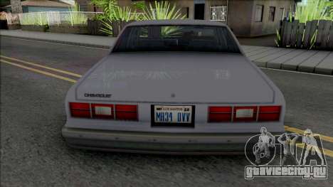 Chevrolet Impala 1986 LAPD Unmarked для GTA San Andreas