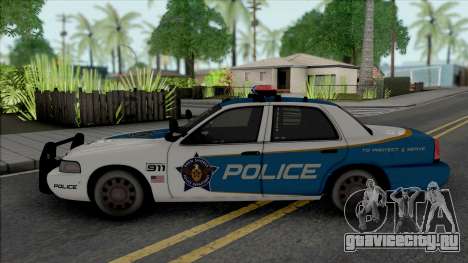 Ford Crown Victoria 2008 Palm City Police для GTA San Andreas