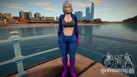 KOF Soldier Girl Different - Blue 5 для GTA San Andreas