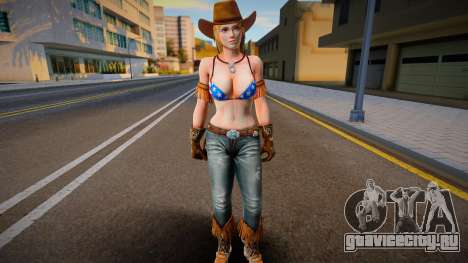 Dead Or Alive 5 - Tina Armstrong (Costume 1) 1 для GTA San Andreas