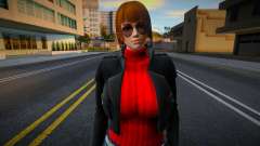 DOA Kasumi Asian Red Jacket для GTA San Andreas