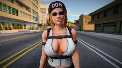 Tina Armstrong Security Uniform для GTA San Andreas