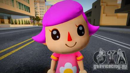 SSBU Female Villager For GTA San Andreas Skin для GTA San Andreas