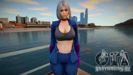 KOF Soldier Girl Different - Blue 5 для GTA San Andreas
