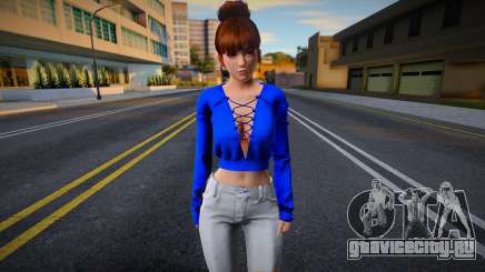 Kasumi Casual v14 (good model) для GTA San Andreas