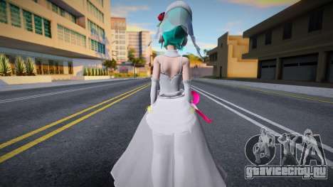 PDFT Hatsune Miku White Dress для GTA San Andreas